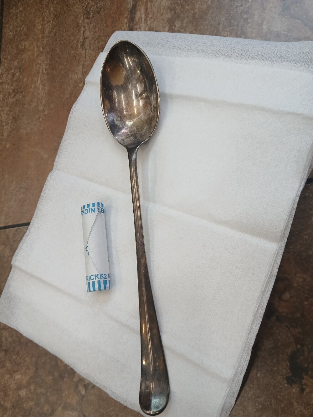 Silverplate Long-Handled Serving Spoon